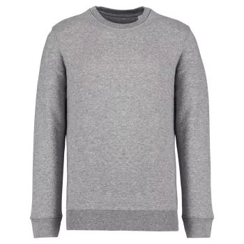   Native Spirit - Egyenes szabású, kerek nyakú unisex pulóver - Melírozott Holdszürke - 2XL