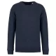 Native Spirit - Egyenes szabású, kerek nyakú unisex pulóver - Melírozott tengerészkék - XL