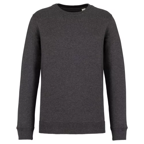 Native Spirit - Egyenes szabású, kerek nyakú unisex pulóver - Vulkánszürke - S