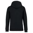Native Spirit - Kapucnis, kenguru zsebes, bolyhos belsős unisex pulóver - Fekete - 3XL