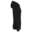 Native Spirit - Kapucnis, kenguru zsebes, bolyhos belsős unisex pulóver - Fekete - XL