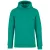 Native Spirit - Kapucnis, kenguru zsebes, bolyhos belsős unisex pulóver - Gemstone Green - S