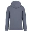 Native Spirit - Kapucnis, kenguru zsebes, bolyhos belsős unisex pulóver - Ásványszürke - 2XL