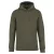 Native Spirit - Kapucnis, kenguru zsebes, bolyhos belsős unisex pulóver - Organic Khaki - XL
