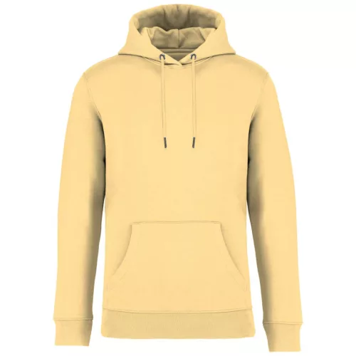 Native Spirit - Kapucnis, kenguru zsebes, bolyhos belsős unisex pulóver - Ananász - 2XL