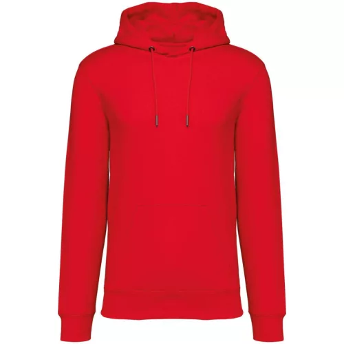 Native Spirit - Kapucnis, kenguru zsebes, bolyhos belsős unisex pulóver - Pipacspiros - 2XL