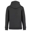 Native Spirit - Kapucnis, kenguru zsebes, bolyhos belsős unisex pulóver - Vulkánszürke - 2XL