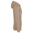 Native Spirit - Kapucnis, kenguru zsebes, bolyhos belsős unisex pulóver - Homok - M