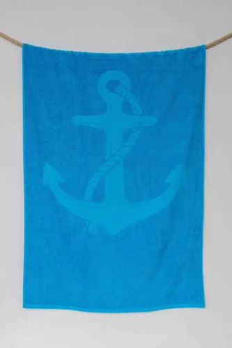 OLIMA Strandtörölköző - Caribbean Blue - 90X170