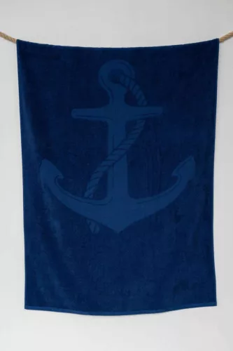 OLIMA Strandtörölköző - Marine Blue - 90X170