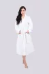 OLIMA - Frotír unisex fürdőköntös - Fehér - M/L