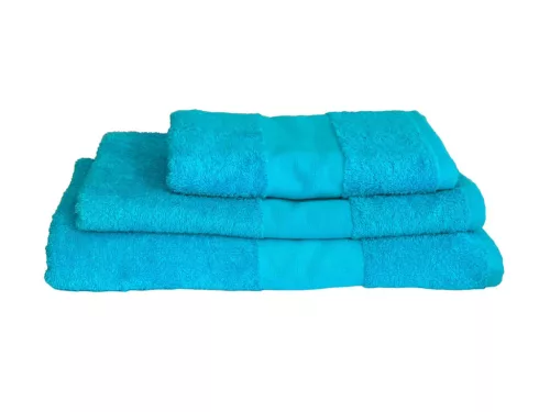 OLIMA Basic törölköző - Karibi kék - 100 x 150