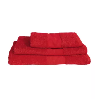 OLIMA Basic törölköző - Piros - 100X150