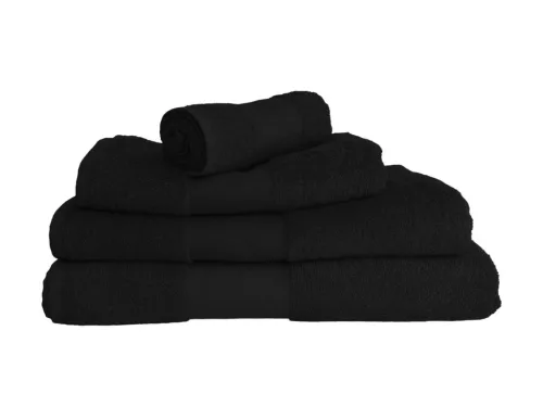 OLIMA Classic törölköző - Fekete - 50X100