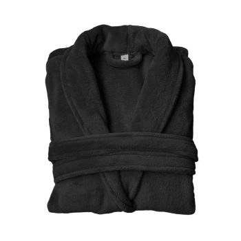   OLIMA - Extra puha sálgalléros fürdőköpeny - Szénszürke - M/L