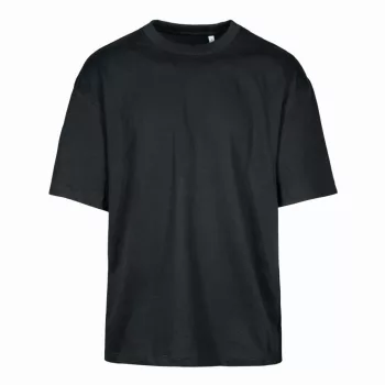   Vesti JERSEY MAX - Kerek nyakú, pamut unisex póló - Fekete - 2XL
