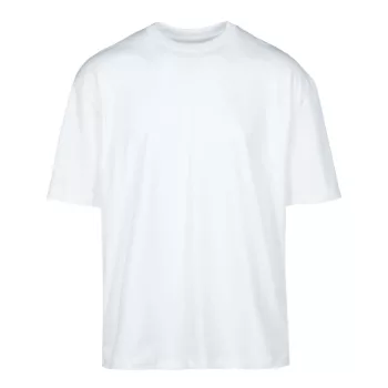   Vesti JERSEY MAX - Kerek nyakú, pamut unisex póló - Fehér - XS