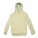 Vesti MYA - Oldalsó zebes, kapucnis, puha unisex pulóver - Krém - 2XL