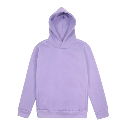 Vesti MYA - Oldalsó zebes, kapucnis, puha unisex pulóver - Lila - L