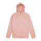 Vesti MYA - Oldalsó zebes, kapucnis, puha unisex pulóver - Halvány rózsaszín - XL