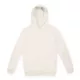 Vesti MYA - Oldalsó zebes, kapucnis, puha unisex pulóver - Fehér krém - 2XL