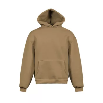   Vesti BOXY - Kenguru zsebes, kapucnis unisex pulóver - Tobacco - 2XL