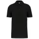 Designed To Work - Pique férfi galléros póló - Fekete/Ezüst - 2XL