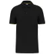 Designed To Work - Pique férfi galléros póló - Fekete/Sárga - 2XL