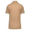 Designed To Work - Pique férfi galléros póló - Karamell/Fekete - 2XL
