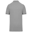 Designed To Work - Pique férfi galléros póló - Oxford Grey/Black - S