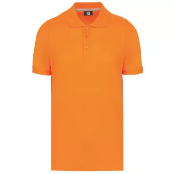   Designed To Work - Pique férfi galléros póló - Narancssárga - 2XL