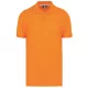 Designed To Work - Pique férfi galléros póló - Narancssárga - 5XL