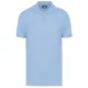 Designed To Work - Pique férfi galléros póló - Sky Blue - L