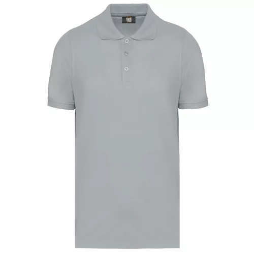 Designed To Work - Pique férfi galléros póló - Snow Grey - 2XL