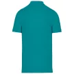 Designed To Work - Pique férfi galléros póló - Teal Blue - 3XL