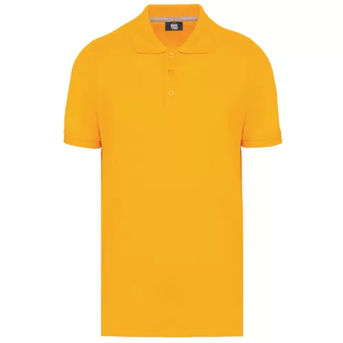 Designed To Work - Pique férfi galléros póló - Sárga - 3XL