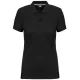 Designed To Work - Pique női galléros póló - Fekete - 3XL