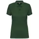 Designed To Work - Pique női galléros póló - Forest Green - 3XL