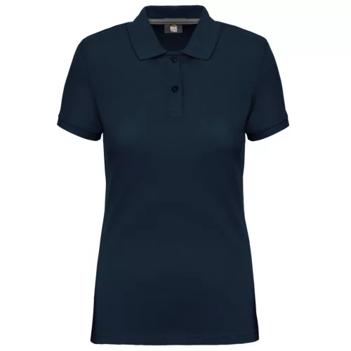 Designed To Work - Pique női galléros póló - Tengerészkék - 3XL