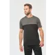 Designed To Work - Kétszínű unisex póló - Fekete/Sötétszürke - L