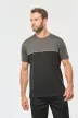 Designed To Work - Kétszínű unisex póló - Fekete/Sötétzöld - S