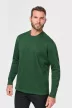 Designed To Work - Kerek nyakú férfi pulóver cipzáras zsebbel - Sötétszürke - M