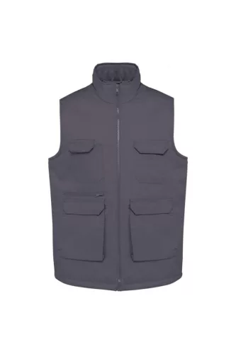 Designed To Work - Többzsebes unisex mellény - Convoy Grey - S
