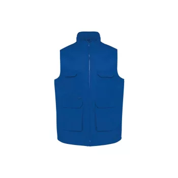   Designed To Work - Többzsebes unisex mellény - Királykék - L