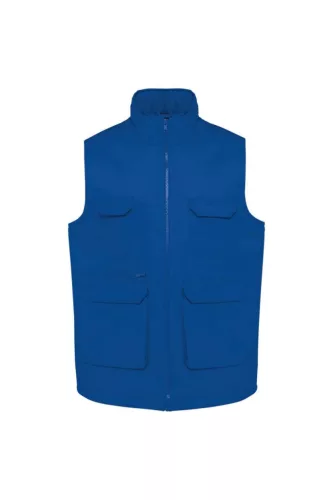 Designed To Work - Többzsebes unisex mellény - Királykék - L