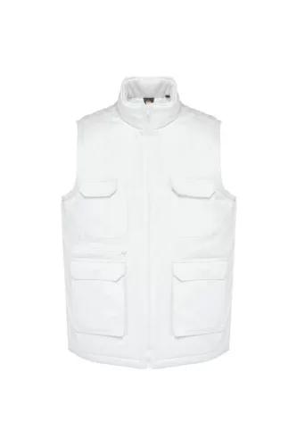 Designed To Work - Többzsebes unisex mellény - Fehér - L