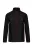 Designed To Work - Vízlepergető, zsebes, steppelt unisex kabát - Fekete/Piros - 4XL