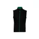 Designed To Work - Kontrasztos férfi mellény - Fekete/Kelly Green - XL