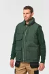 Designed To Work - Vízálló, steppelt unisex mellény - Fekete - 2XL