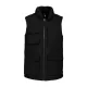 Designed To Work - Vízálló, steppelt unisex mellény - Fekete - 4XL